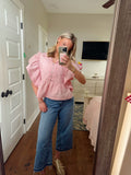 Pink Lemonade Ruffle Top
