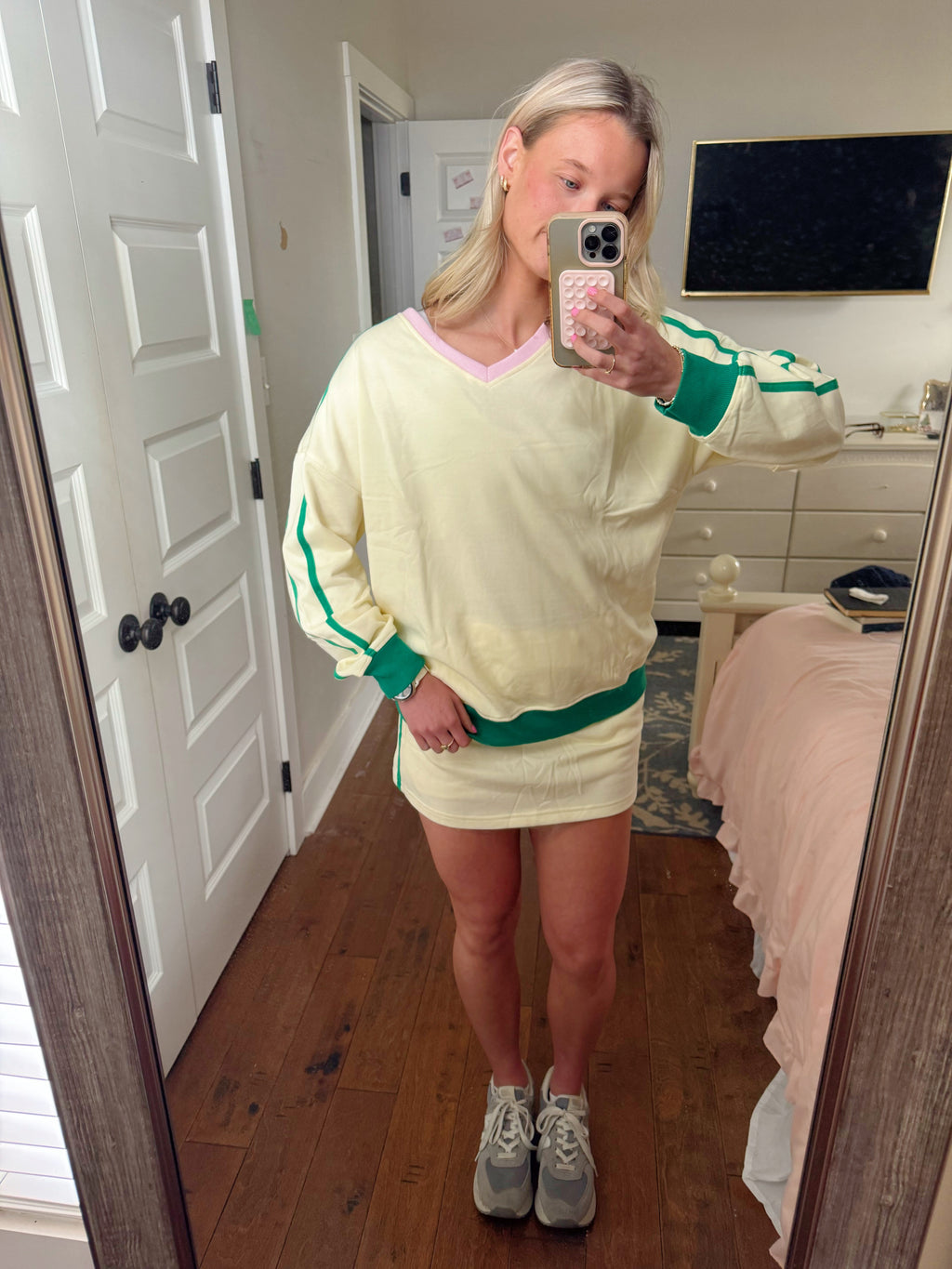 Blush & Olive Athleisure Set