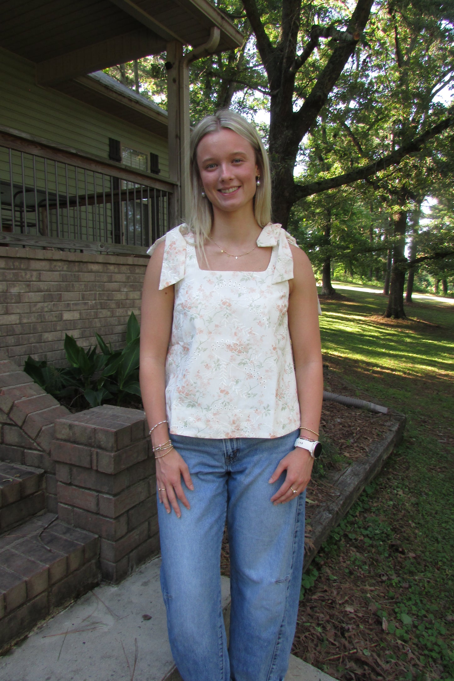 Garden Party Eyelet Top