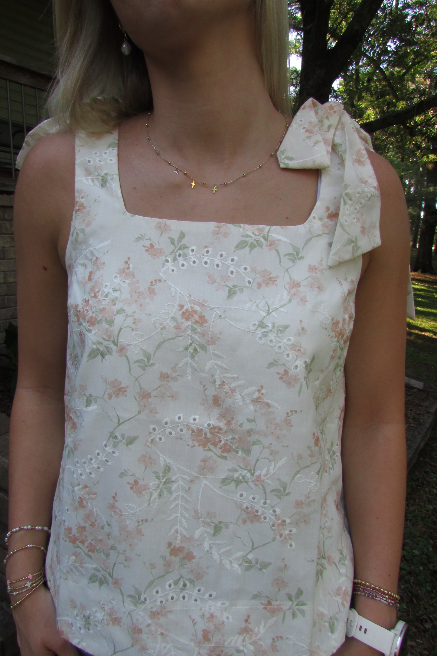 Garden Party Eyelet Top