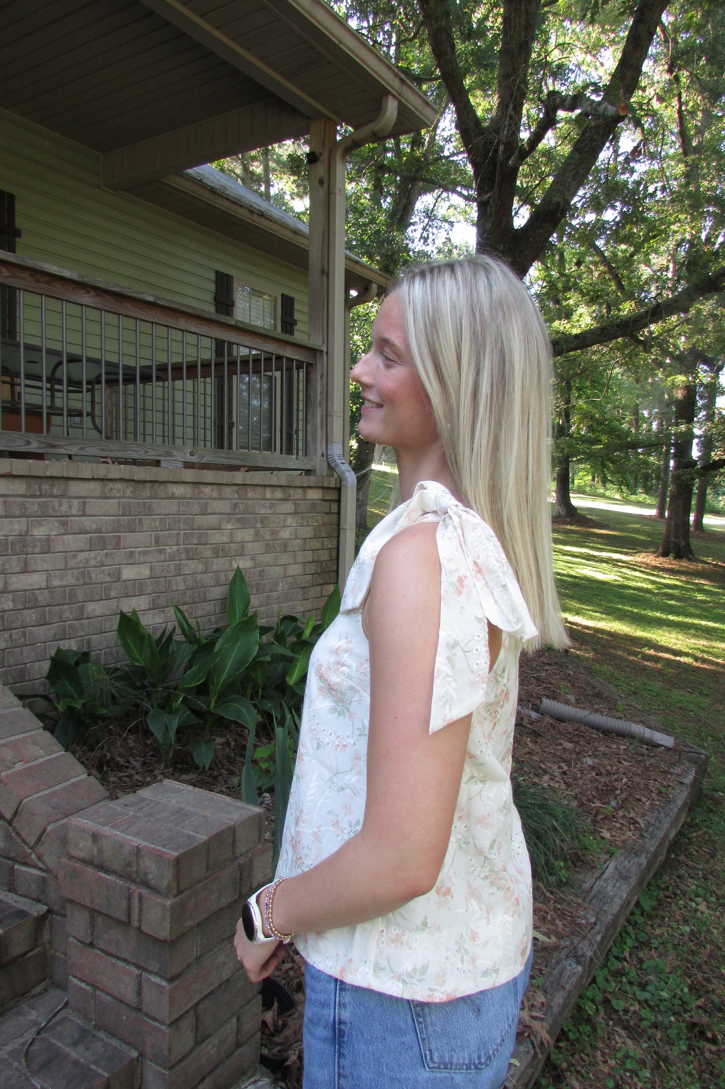 Garden Party Eyelet Top