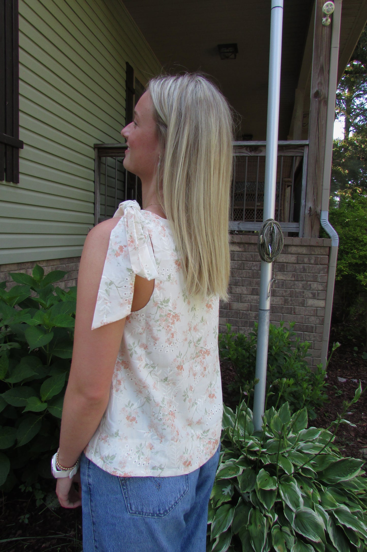 Garden Party Eyelet Top
