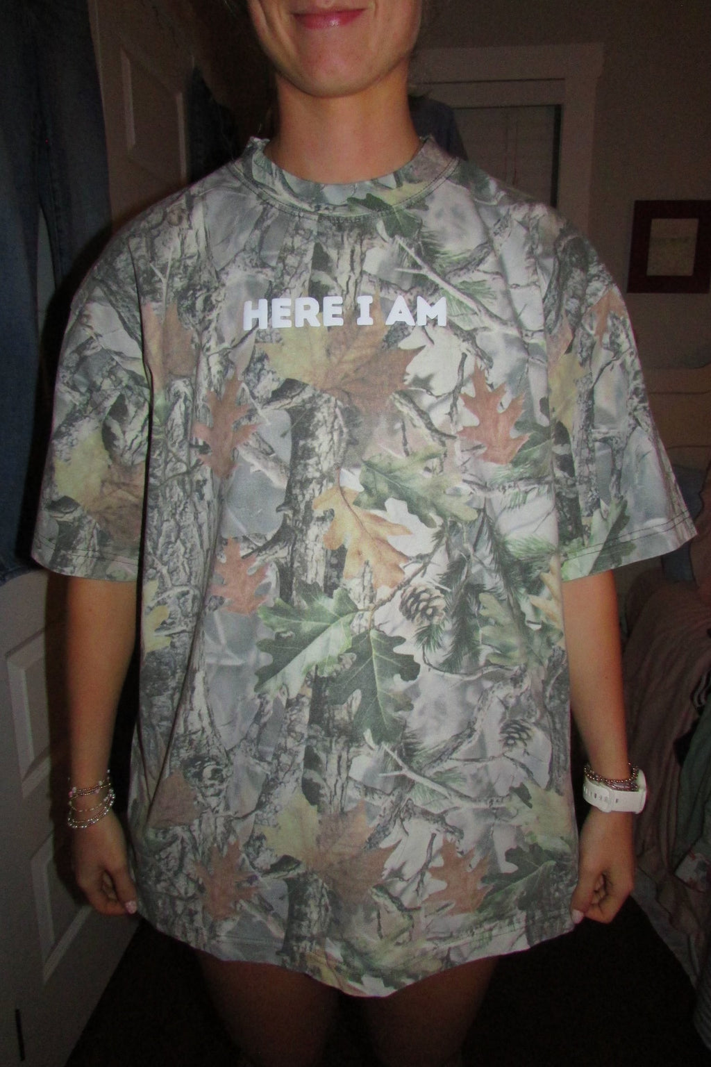 Here Am I Oversized Tee
