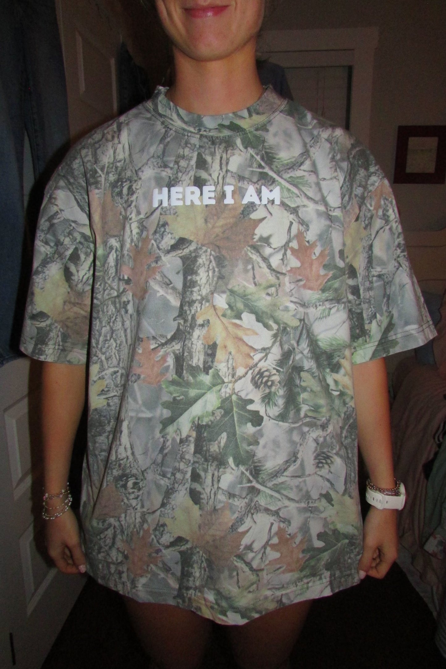 Here Am I Oversized Tee