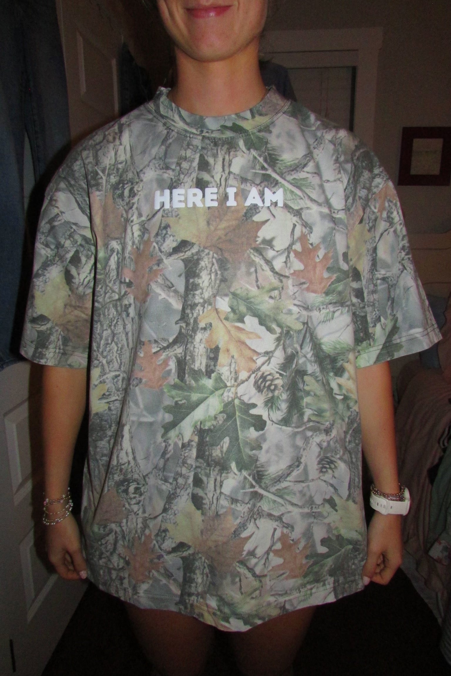 Here Am I Oversized Tee