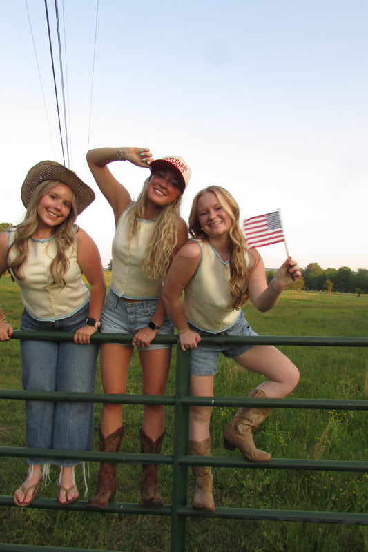 American Dream Sleeveless Top
