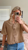 Bubble Sleeve Top